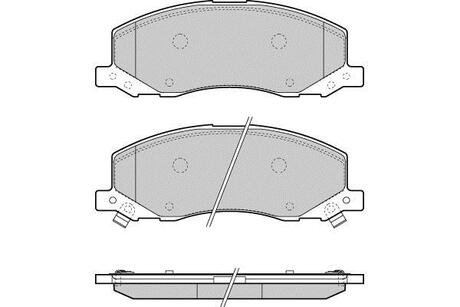 12-1378 E.t.f. К-кт гальм. колодок перед,(18") Opel Insignia 08-