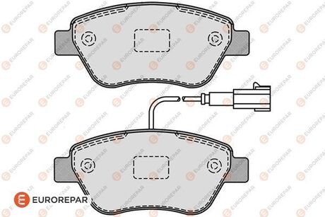 1617262180 Eurorepar EUROREPAR FIAT тормозная колодка передн.Doblo 1.3JTD 1.9JTD 1.4i 05-