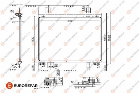 1626267380 Eurorepar РАДИАТОР КОНДИЦІОНЕРА