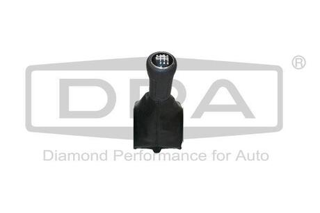 77111635502 DPA Рукоятка кулисы (черная 6ступ) без чехла VW A6 (97-05) (77111635502) DPA