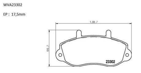 ABP0104 Automotor France Колодки тормозные передние Opel Movano (98-)/Renault Master II (98-) (ABP0104) Automotor France