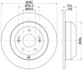 Диск тормозной задний Hyundai Santa Fe/ Kia Sorento 2.0, 2.2, 2.4 (10-) (ND6066K) NISSHINBO