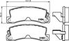 Колодки тормозные дисковые задние Lexus ES 3.0 (96-01) (NP1011) NISSHINBO