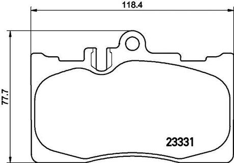 NP1079 Nisshinbo Колодки тормозные дисковые передние Lexus RX 300, 350 (00-06) (NP1079) NISSHINBO