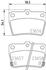 Колодки тормозные дисковые задние Toyota RAV-4/Chery Tiggo 1.8, 2.0, 2.4 (00-) (NP1081) NISSHINBO