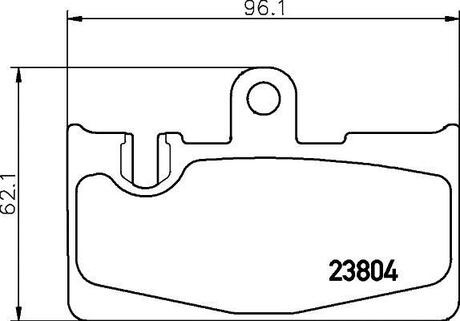 NP1102 Nisshinbo Колодки тормозные дисковые задние Lexus 430 (00-06) (NP1102) NISSHINBO