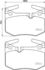 Колодки тормозные дисковые задние Lexus GS (11-), RC (14-) (NP1147) NISSHINBO