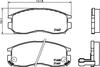 Колодки тормозные дисковые передние Mitsubishi Galant VI 1.8, 2.0, 2.5 (96-04) (NP3017) NISSHINBO