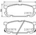 Колодки тормозные дисковые задние Mazda MX-5 1.8 (00-05) (NP5027) NISSHINBO