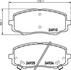 Колодки тормозные дисковые передние Hyundai i10, i20/Kia Picanto 1.0, 1.1, 1.2 (04-) (NP6085) NISSHINBO