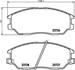 Колодки тормозные дисковые передние Hyundai Terracan 2.9, 3.5 (03-06) (NP6092) NISSHINBO