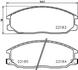 Колодки тормозные дисковые передние Hyundai Santa Fe, H-1/Ssang Yong Actyon, Kyron, Rexton 2.0, 2.4, 2.7 (04-) (NP6109) NISSHINBO