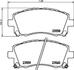 Колодки тормозные дисковые передние Subaru Outback (BL, BP) (03-10) (NP7000) NIS