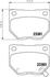 Колодки тормозные дисковые задние Subaru Impreza 2.0, 2.5 (00-07) (NP7011) NISSHINBO