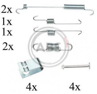 0846Q A.B.S. Комплект монтажний гальмівних колодок