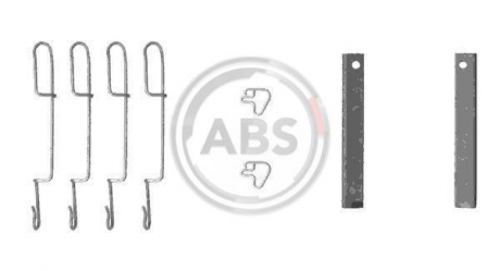 1280Q A.B.S. Монтажный к-кт торм. колодок mb v-class (пр-во abs)