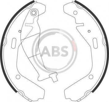 9151 A.B.S. Комплект тормозных колодок