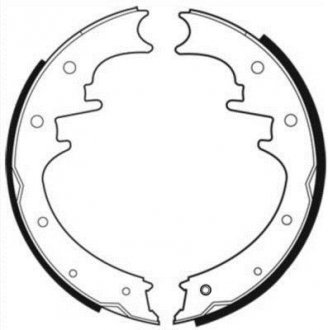 Гальмівні колодки, барабанні ABE C0Y011ABE