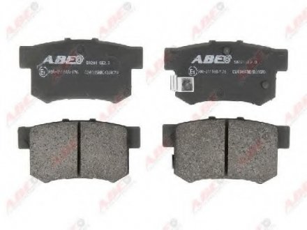C24005ABE ABE Комплект тормозных колодок, дисковый тормоз