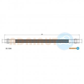 05.1208 ADRIAUTO ADRIAUTO BMW Шланг тормозной задн. E36