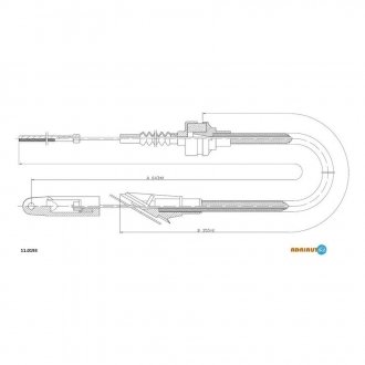 11.0193 ADRIAUTO Трос сцепление