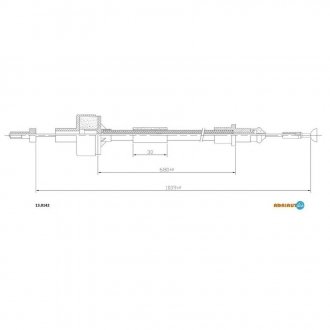 13.0142 ADRIAUTO Трос сцепление