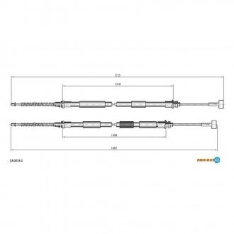 13.0215.1 ADRIAUTO Трос ручного гальма