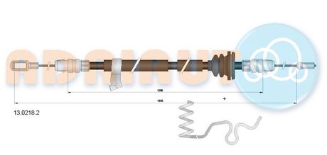 Трос ручного гальма ADRIAUTO 13.0218.2