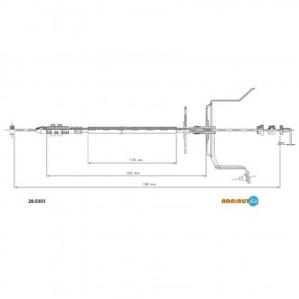 28.0303 ADRIAUTO Трос акселератора