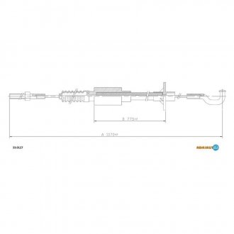 33.0127 ADRIAUTO Трос сцепление