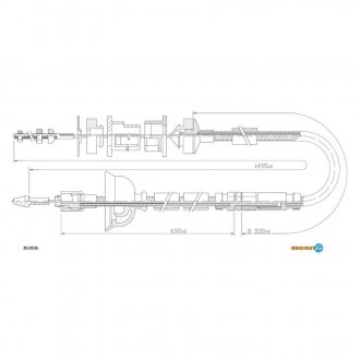 35.0136 ADRIAUTO Трос сцепление