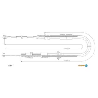 57.0207 ADRIAUTO ADRIAUTO VOLVO Трос ручного тормоза лев. 740-760 82