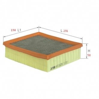 AF1828S ALPHA FILTER Фильтр воздушный 77 00 111 834, 82 00 421 711, 82 00 430 865, 82 00 799 782