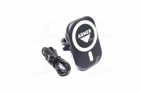 ARM-DT002 ARMER Держатель для телефона с беспроводной зарядкой, на магните <ARMER>