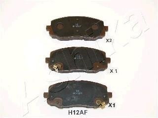 50-0H-H12 ASHIKA Комплект тормозных колодок, дисковый тормоз