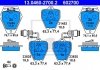 Тормозные колодки, дискове гальмо (набір) 13.0460-2700.2