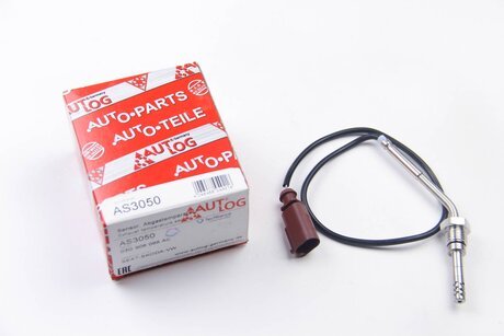 AS3050 AUTLOG Датчик температуры ОГ VW POLO/ SKODA FABIA 1.4D/1.9D 01-10 (перед катализатором) AUTLOG AS3050