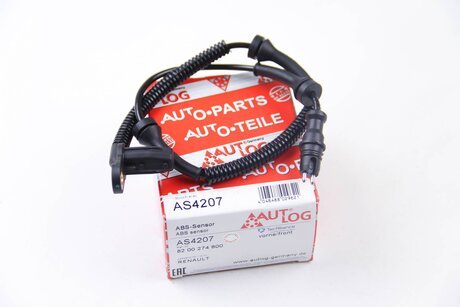 AS4207 AUTLOG Датчик ABS передний Master/Movano 00- (486 мм) AUTLOG AS4207