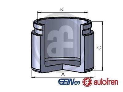 D025323 AUTOFREN Поршенек суппорта перед PAJERO/GRANDIS (45х45,45) 98- AUTOFREN SEINSA D025323