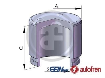 D025349 AUTOFREN Поршенек суппорта перд Lexus RX/Primera/Avensis 90-12 63*47,5 AUTOFREN SEINSA D025349