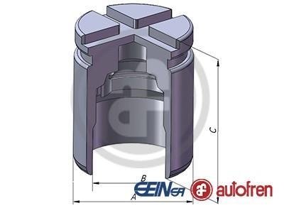 D025472 AUTOFREN Поршень корпус скобы тормоза