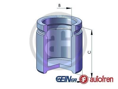 D025590 AUTOFREN Поршенек суппорта Logan 07- 54*51mm AUTOFREN SEINSA D025590