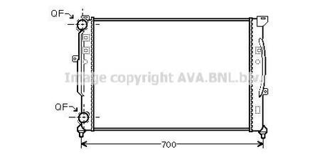 Радиатор PASSAT6/A6/SUPERB BRAZED (Ava) AVA COOLING AI 2189