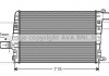 Интеркулер audi a6/s6 (c5) (01-) (пр-во ava) Ai4136