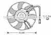 Вентилятор радиатора vw (пр-во ava) AI7504