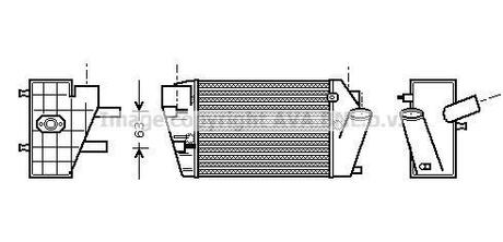 AIA 4187 AVA COOLING Интеркулер