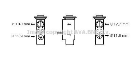 Розширювальний клапан AVA COOLING BW1238