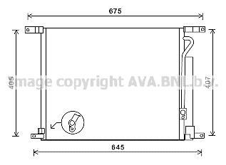 DWA5139D AVA COOLING Конденсор кондиционера CHEVROLET Aveo (AVA)