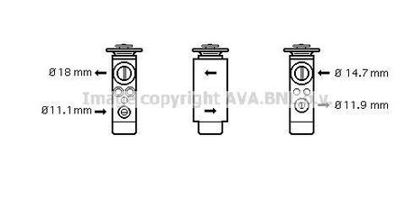 FD 1380 AVA COOLING ТРВ FD SHA 95, Galaxy 1,9 TDI