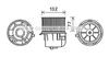 Вентилятор салона FORD TRANSIT (пр-во AVA) FD8572